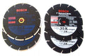 2 Bosch 7" Diamond Saw Blades Dry Segmented Worm Drive