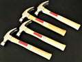 4 Barco 20oz Super Duty Straight Claw Hammers Hickory Wood Handle