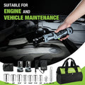 WORKPRO Cordless Electric Ratchet Wrench with 9-Piece Socket Set by WORKPRO