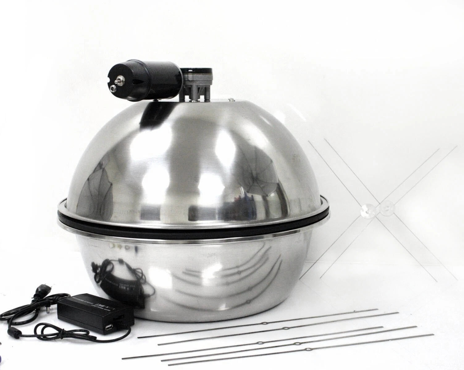 19" Dc Electric Stainless Bowl Trim Leaf Trimmer Twisted Spin Pro Cut