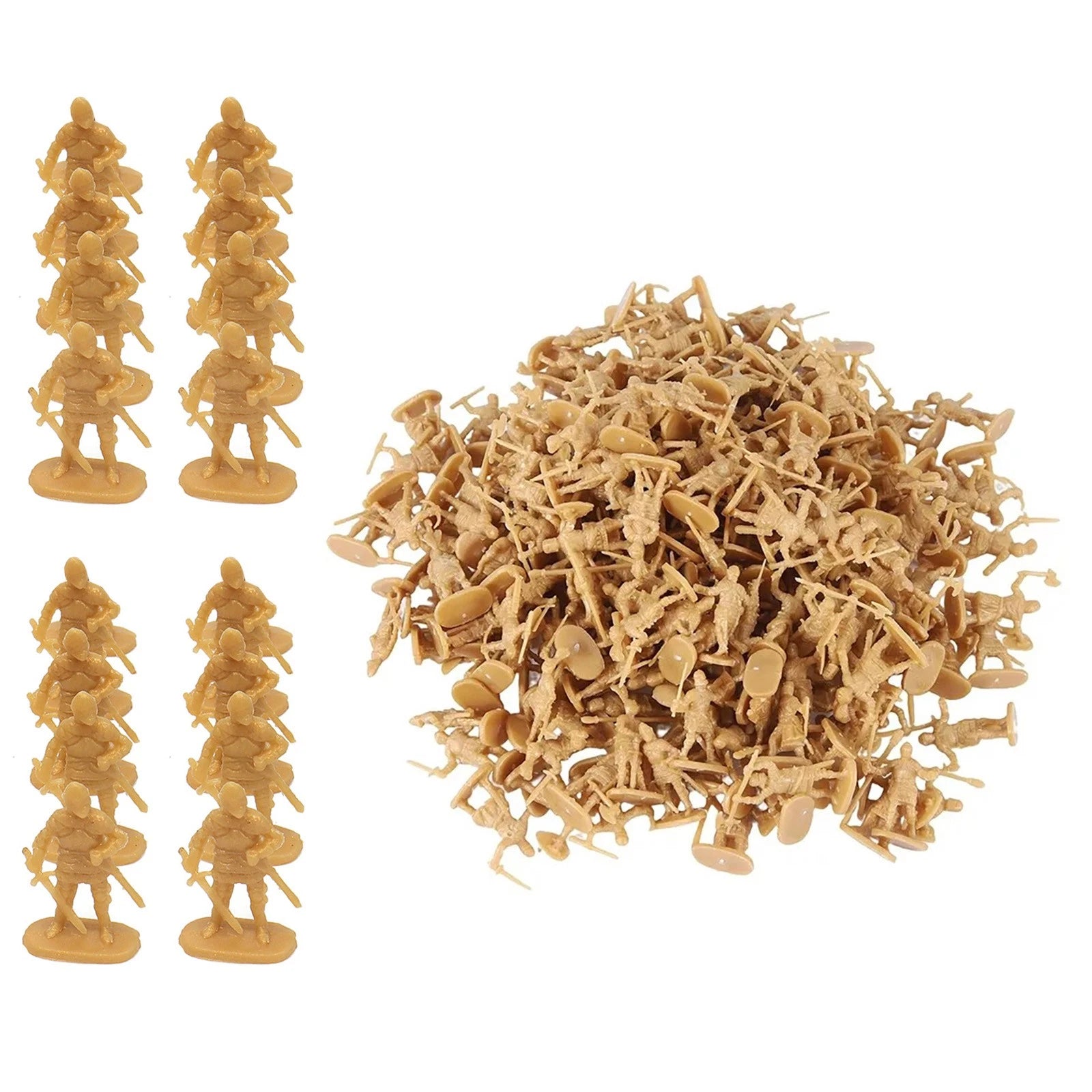 200* Sturdy Plastic Medieval Soldier Model Pretend Play Gift Choice
