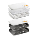 Stackable Food Storage Box With Two Layers And Airtight Lids For