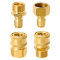 Set Hose Adapter M22-15mm 3/8'' Connect Pressure Washer Accessories