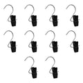 Black Plastic Laundry Hook Clips Clothes Pin Retail Fixture