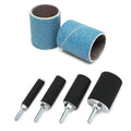 16 PACK 2" Blue Zirconia Sanding Drums and Sleeves Set with 1/4”Shank