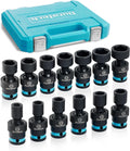 DURATECH 1/2" Drive Swivel Socket Set, 13-Piece Metric by DURATECH