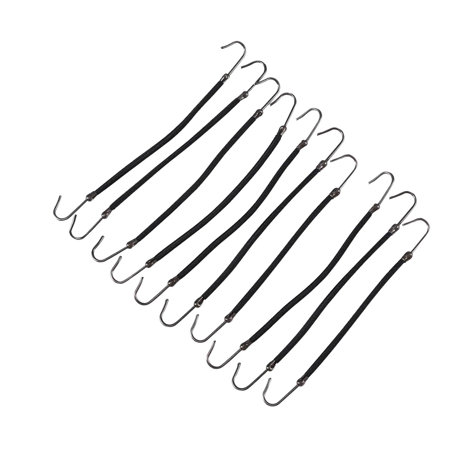 Ponytail Hooks Holder Bungee Band Rubber Bands Hooks Hair Styling