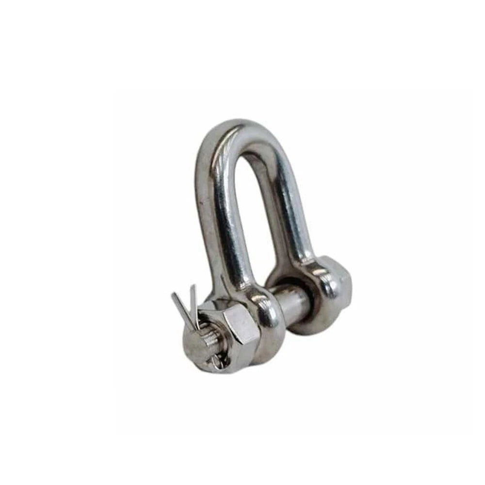 Mil Spec Forged 7/16" Bolt Pin Chain Shackle 2,000 Lbs Wll Stainless