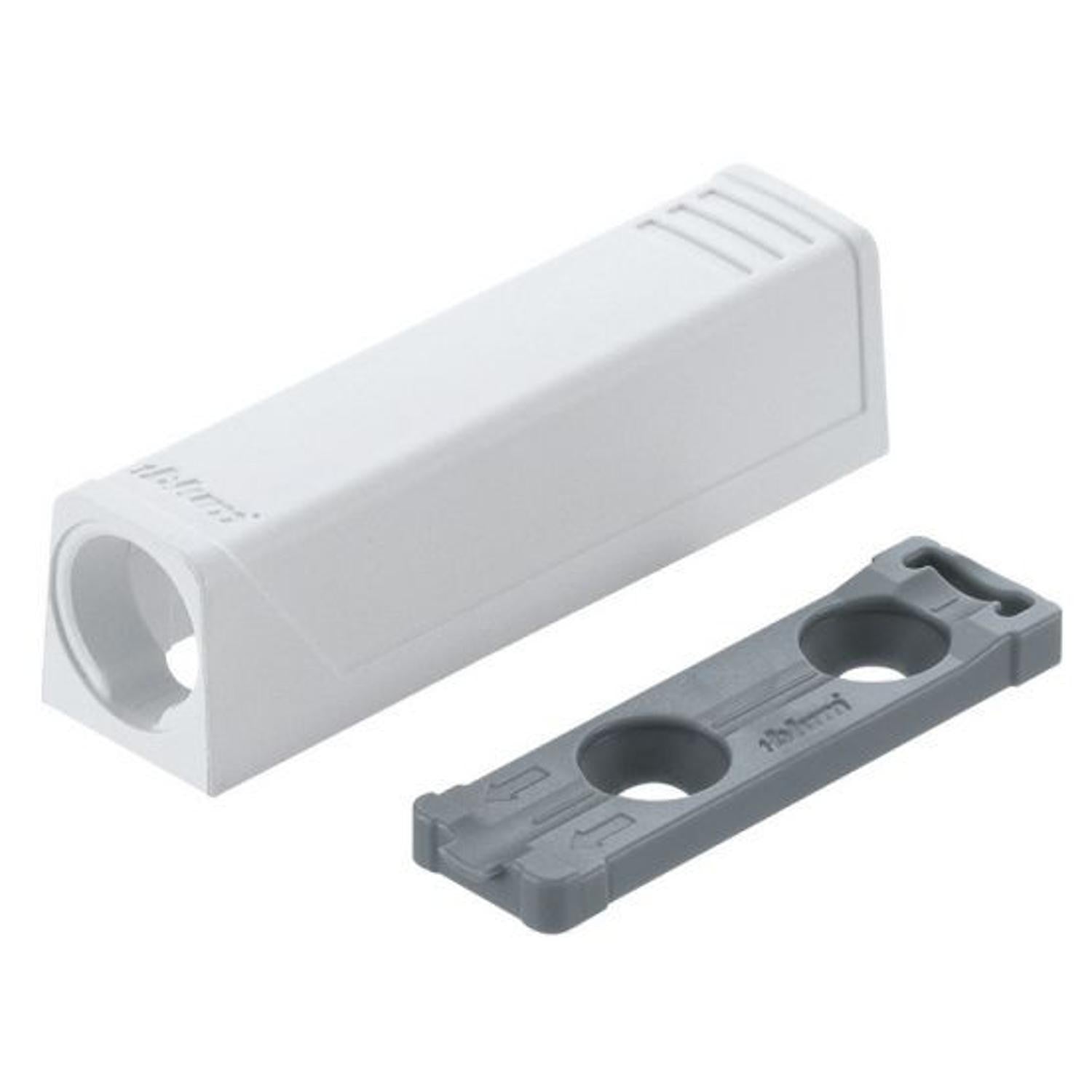 Blum Tip-on Adapter Short White 956.1201.sw | Built Supply Co