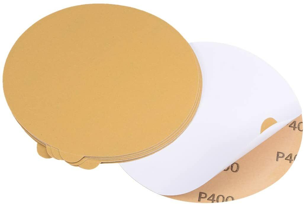 6 Inch 400 Grit PSA Adhesive Sanding Discs by Unbranded