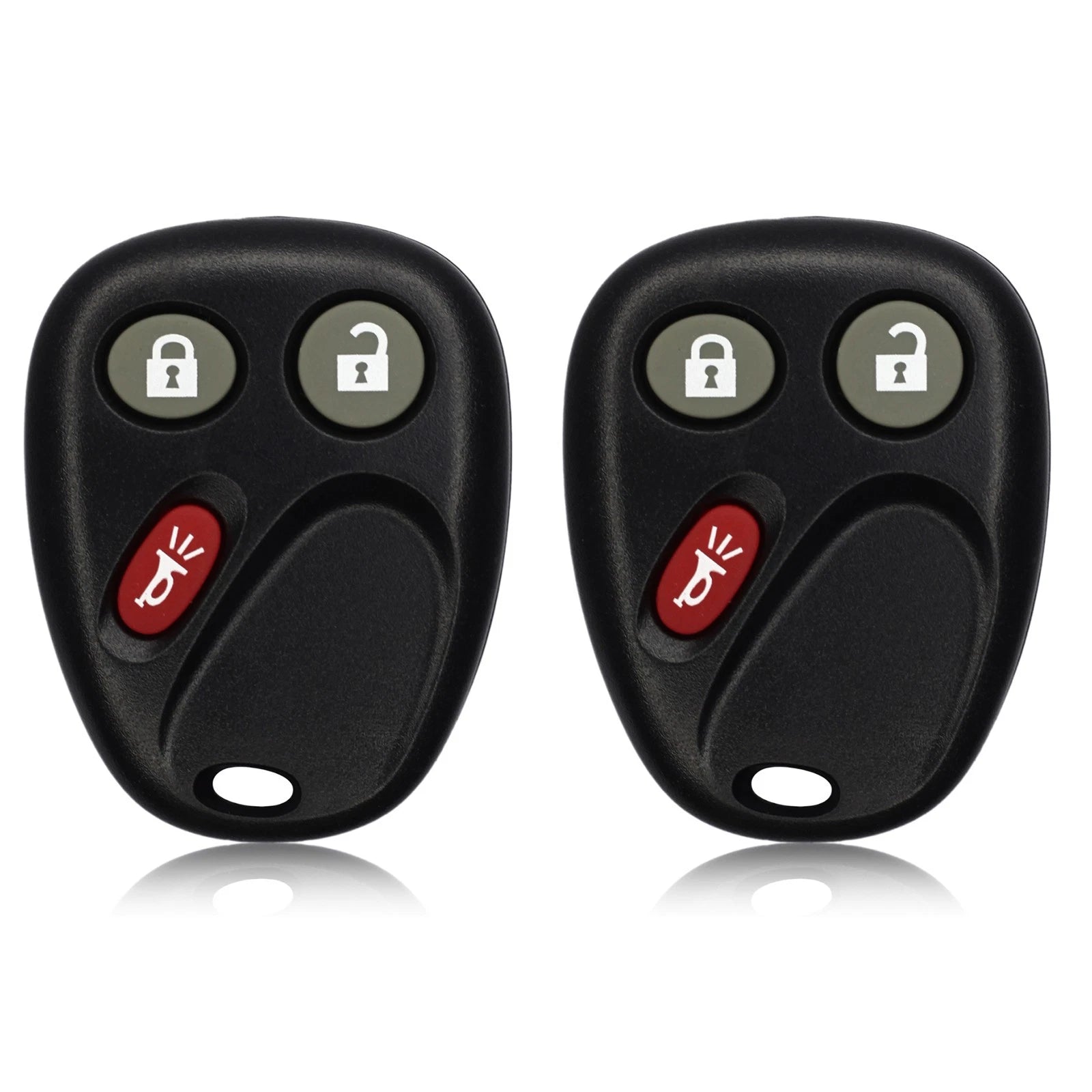 2pack 3-button Keyless Entry Remote For Chevrolet For Gmc