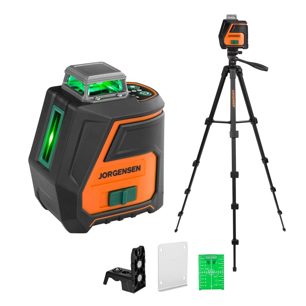 JORGENSEN 100FT Rechargeable Laser Level by JORGENSEN