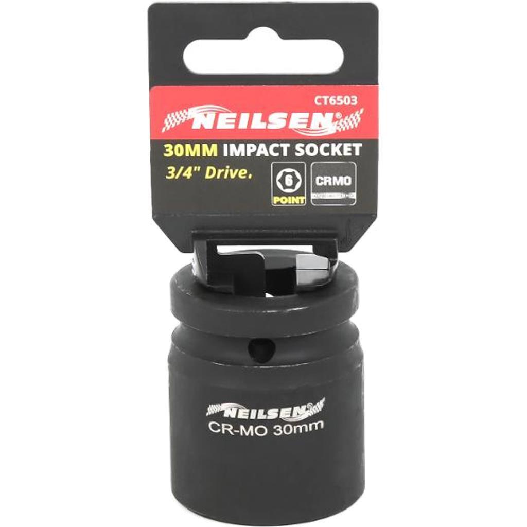 Neilsen 3/4" Drive Standard Shallow Square Metric Socket 30mm by Neilsen