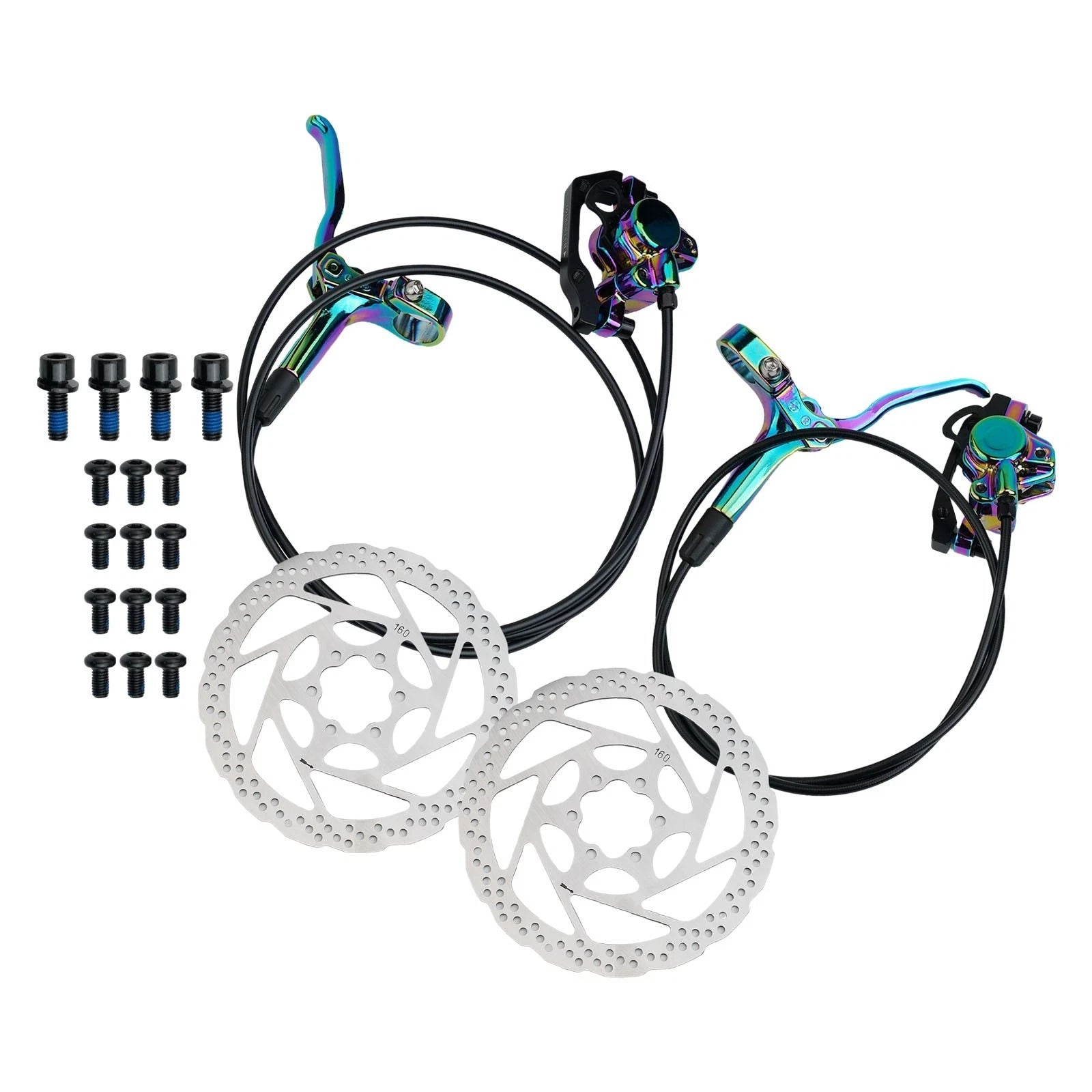 Disc Brake System For Bicycles With Robust Oil Pressure Mechanism And