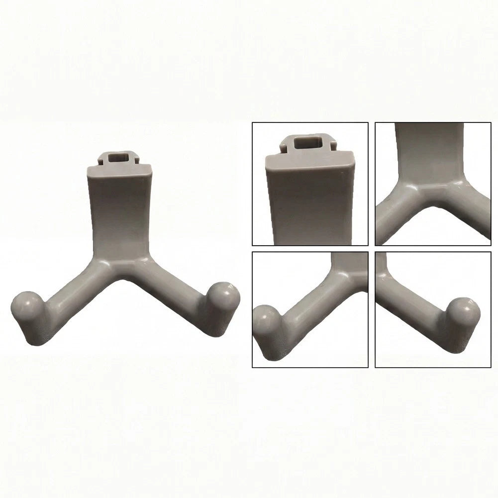 Shed Accessories Hook Rack Abs Hooks 1.8 Inch Grey For Tool Hanging