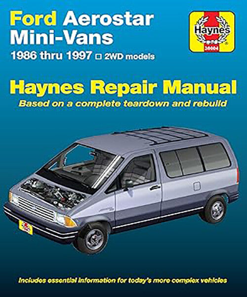 Haynes Ford Aerostar Repair Manual by Haynes