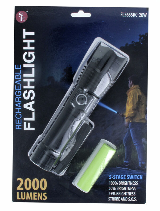 Rechargeable 2000 Lumen Flashlight