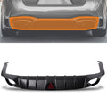 LED Rear Bumper Diffuser+Corne<wbr/>r Apron Spat For Honda Accord 10th Gen 2018-2020