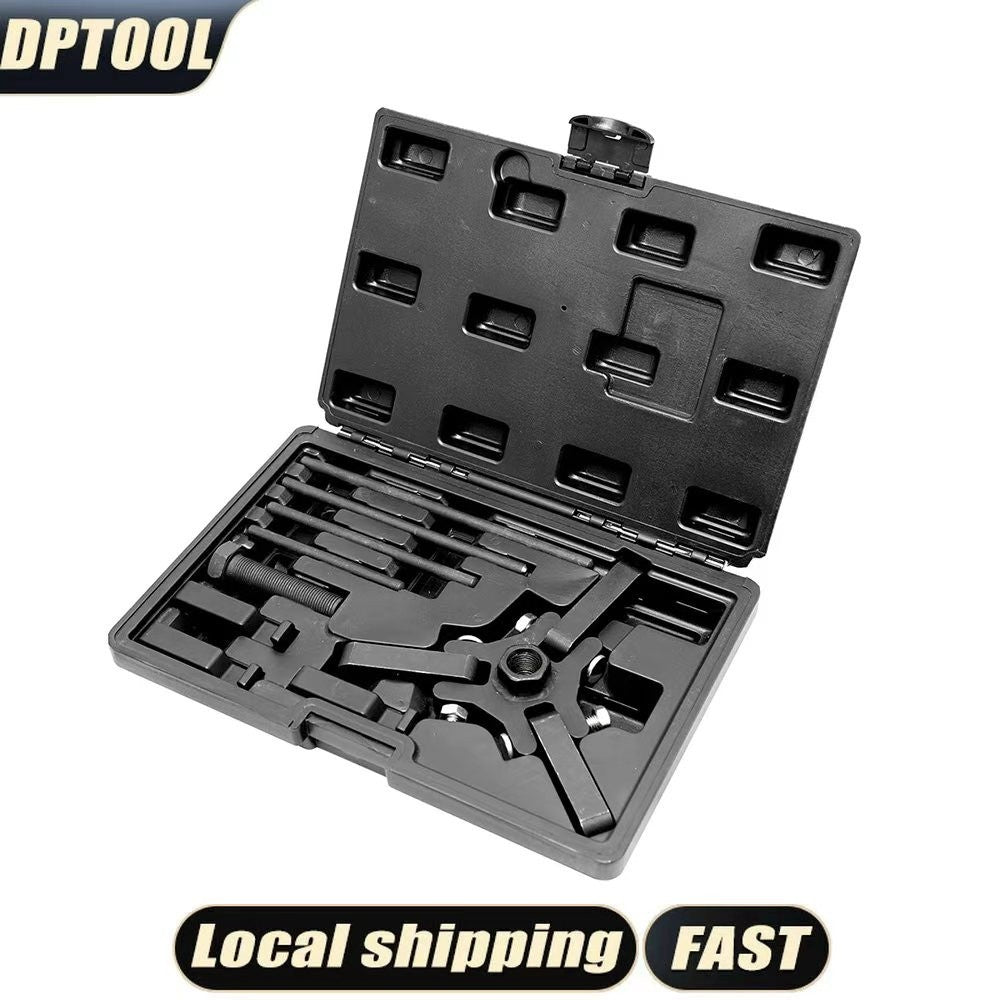 Harmonic Balancer Damper Pulley Remover 3 Jaw Tool Kit for Ford GM Mitsubishi