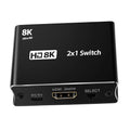 Hdmi 8k 4k 1080p 2 In 1 Out Switch Adapter High Speed Screen