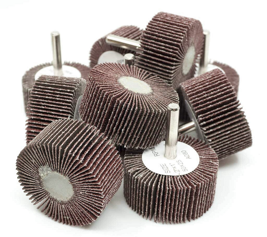 1-1/2" x 1" Flap Wheel Sander 40 Grit - 5 Pack by Unbranded