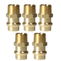 XFITTING 1/2" Press Male Adapter 5 Pack