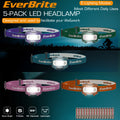 EverBrite Bright LED Headlamp Super Head Lamp 5 Lighting Modes