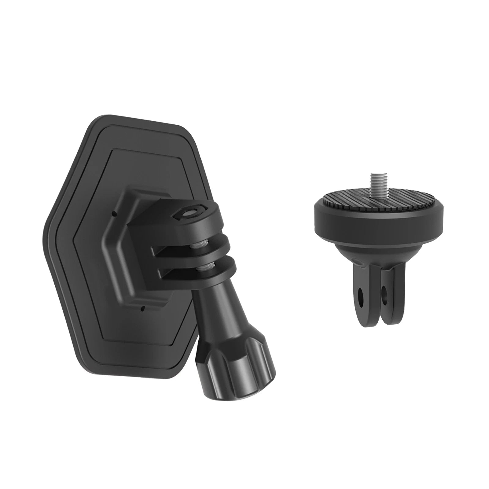 Tpu+plastic Adhesive Mount Curved Helmet Holder Adapter For