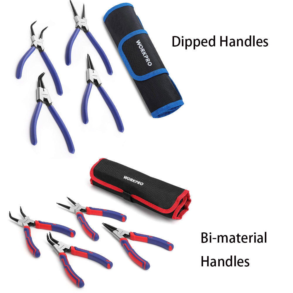 WORKPRO 4-Piece Snap Ring Pliers Set 7-Inch by WORKPRO