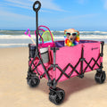 VILLEY Extended Collapsible Foldable Wagon 220L Heavy Duty Folding