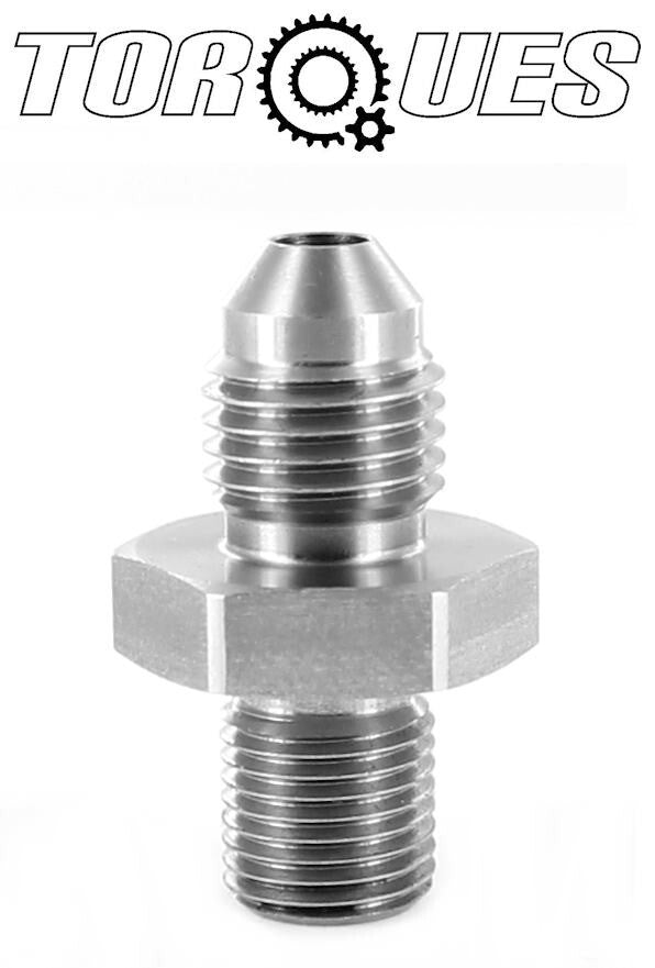 AN-4 ( 4AN AN04 ) M10x1.0 Metric Inverted Concave Stainless Steel
