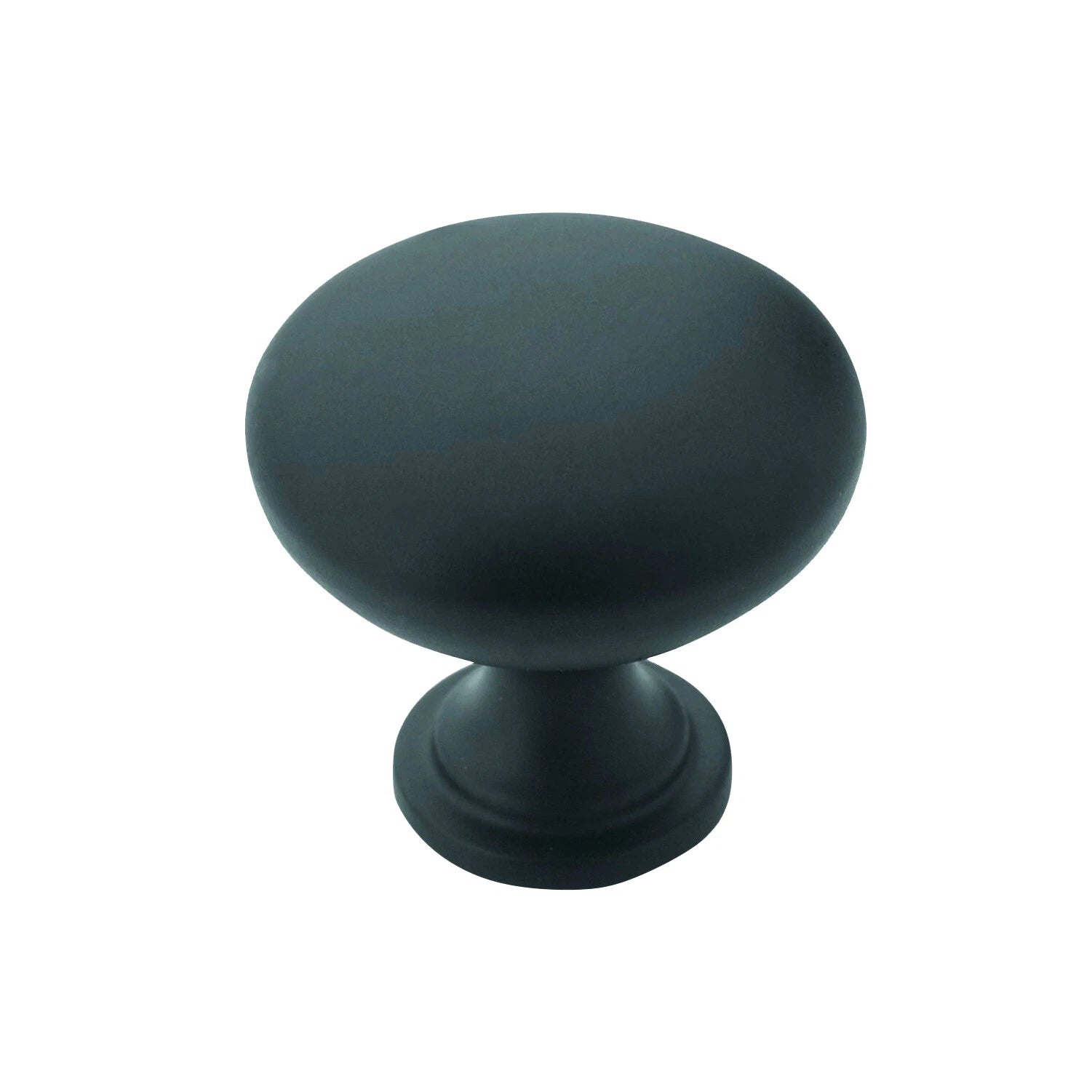 Amerock Bp53005-fb 1-3/16" Flat Black Kitchen Cabinet Door Drawer Knob