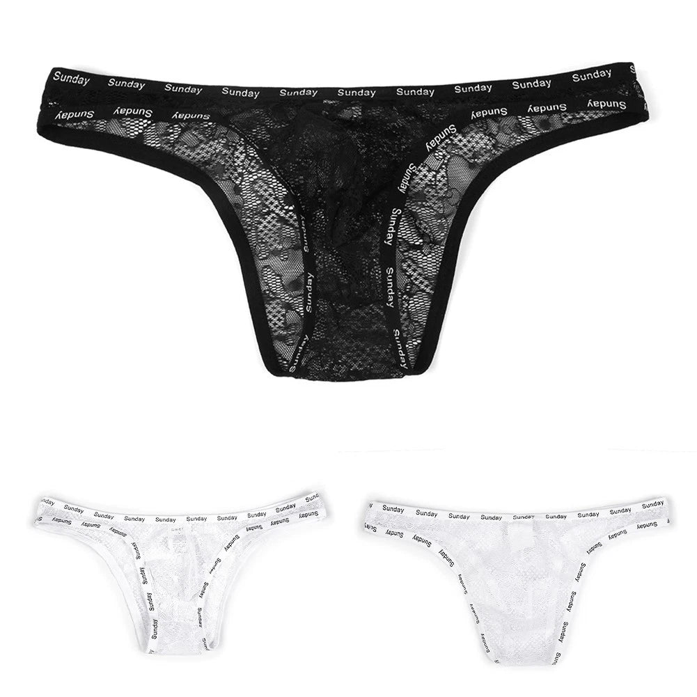 Night Time Mens Briefs Breathable Exotic 85% Nylon 15% Spandex Solid