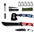 Mossy Oak Hatchet And Machete Knife Set With Sheath Stainless Steel