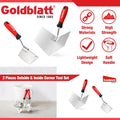 Goldblatt Drywall Corner Tool Set 5" Outside 3.5'' Inside Corner