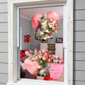 Cute Cat Heart Window Decals Removable Static Cling For Glass