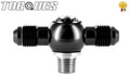 AN-6 (6AN) Double Banjo Adapter To 1/4" NPT Stainless Steel Banjo