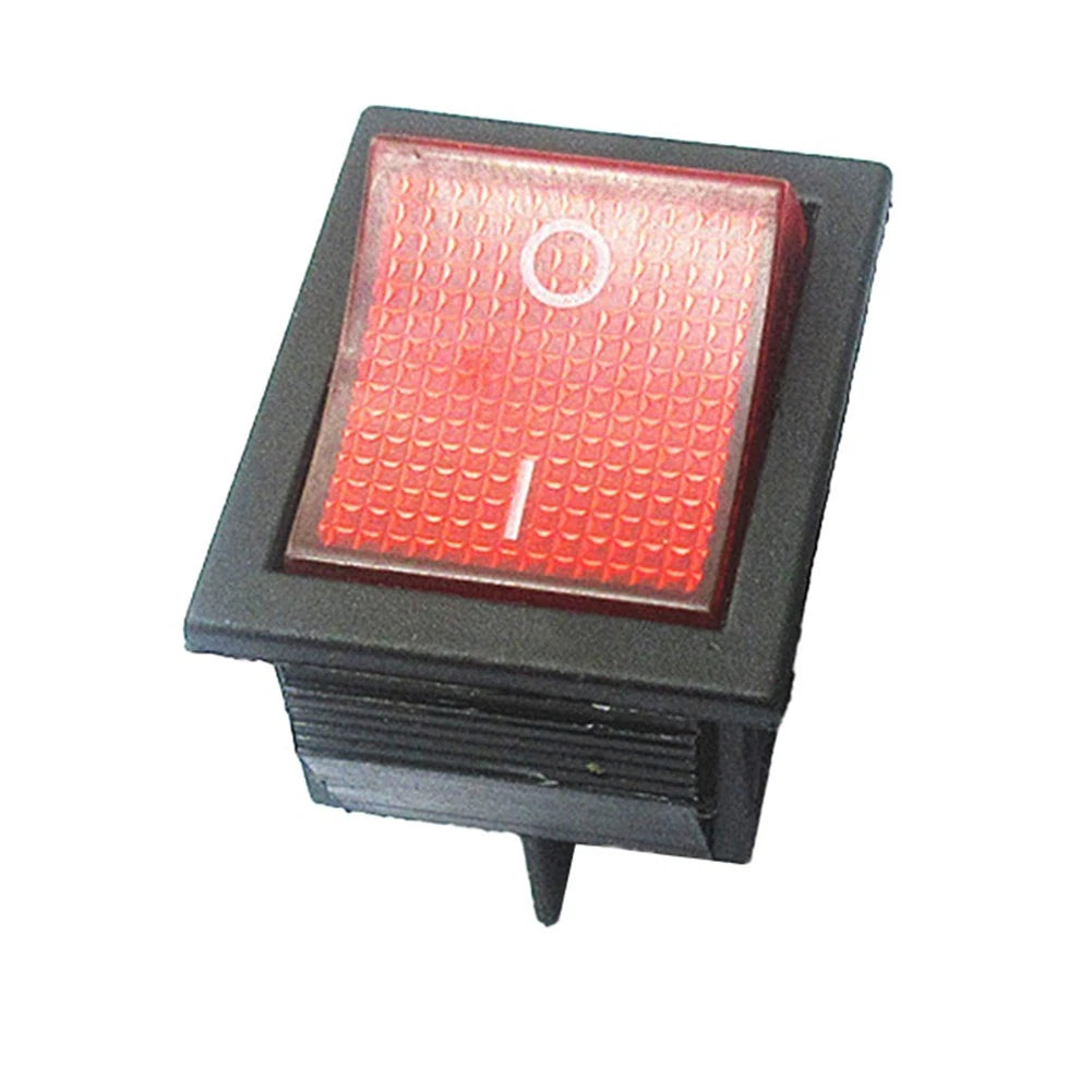 Kcd4 Boat Shaped Switch High-power Power Button 4-pin Red Light 31 *