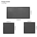 3sizes Optional 1.8mm Thick Magnetic Pc Dust Filter Cooling Fan Mesh