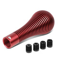 Nrg 115mm Red Heat Sink Bubble Head Short 6061 Aluminum Threaded