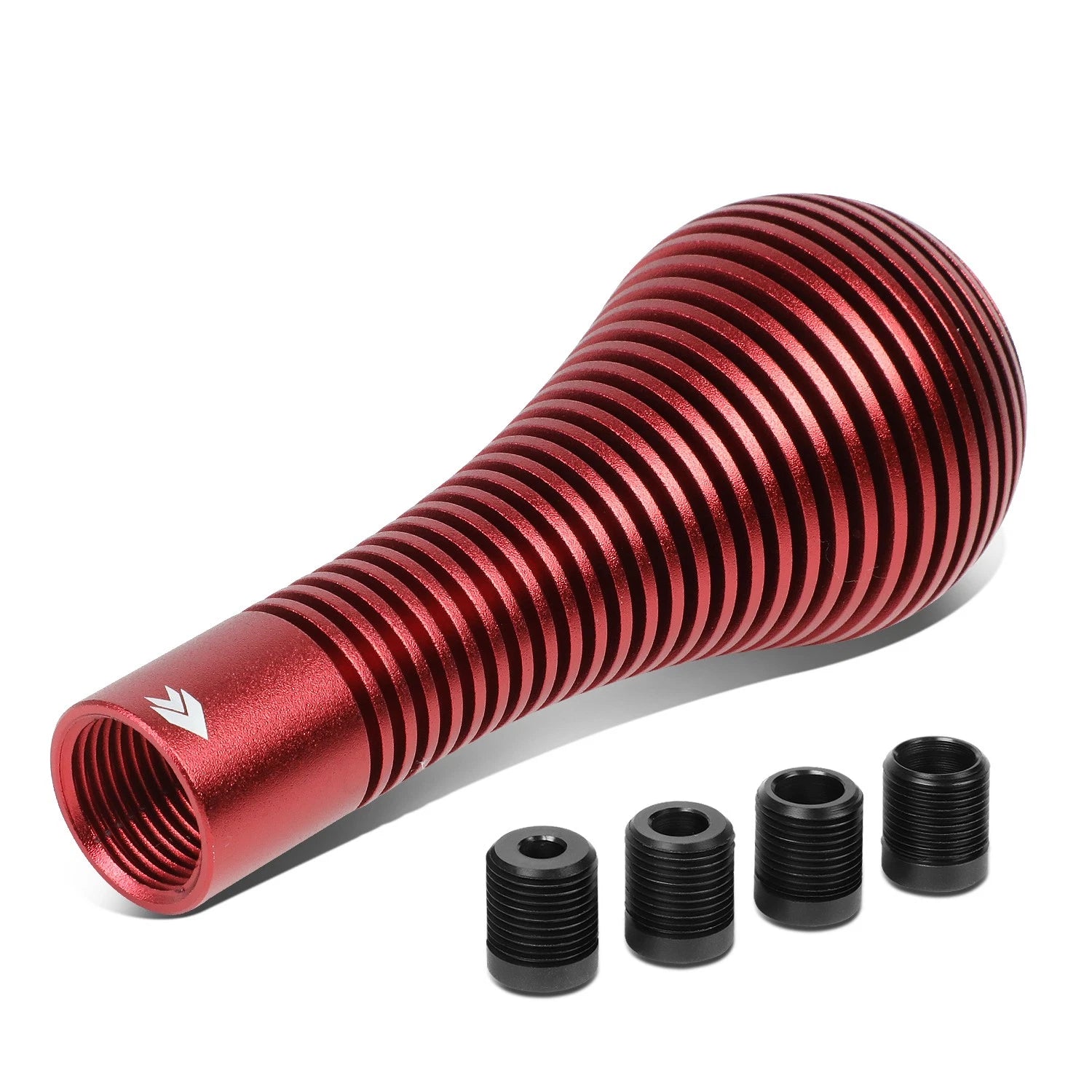 Nrg 115mm Red Heat Sink Bubble Head Short 6061 Aluminum Threaded