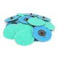 200 Pack - 3" 80 Grit Zirconia+Grind Aid Quick Change Sanding Discs