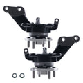 2pc Front LH RH Wheel Bearing Hub Knuckle Assembly For Nissan Versa