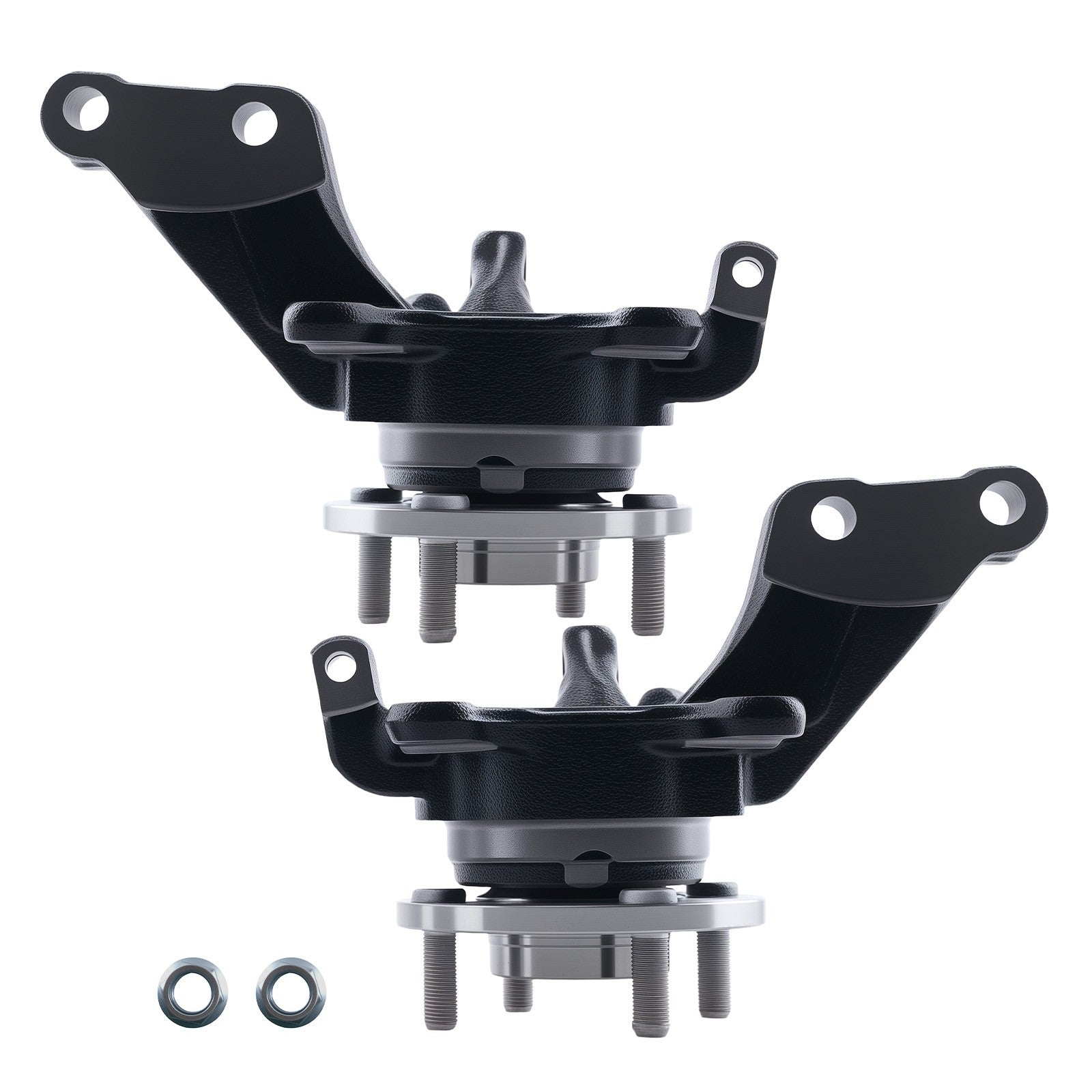 2pc Front LH RH Wheel Bearing Hub Knuckle Assembly For Nissan Versa