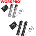 WORKPRO 2PCS Rechargeable Mini Pen Light Flashlight Ultra-Compact EDC