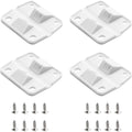 For Coleman Cooler Plastic Hinges Replacement Kit White Durable For