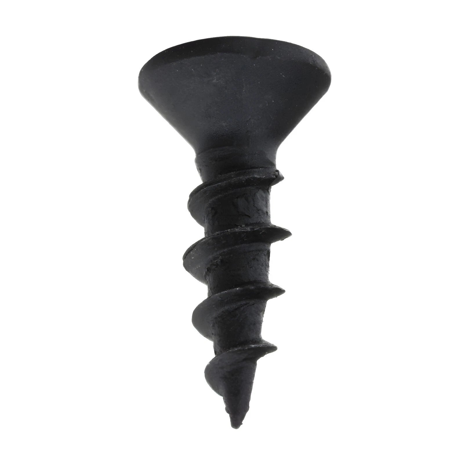 100 Pack #6 X 1/2" Flat Head Phillips Coarse Thread Small Black