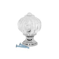 5 Pack Pumpkin Round Chrome Clear Kitchen Cabinet | Built Supply Co