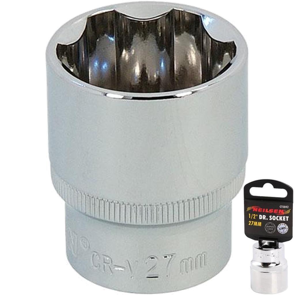 Neilsen 1/2" Drive Shallow Socket 27mm