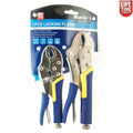 BlueSpot 2pc Grip Wrench Vice Locking Pliers Set - 7" & 10" by BlueSpot